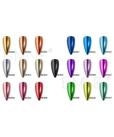 Chrome Air Cushion Azure Blue Nail Powder Pen | Multi-Chrome DIY Sponge Stick for Holographic Nails - MCB11 - Buy Online on GoSupps.com