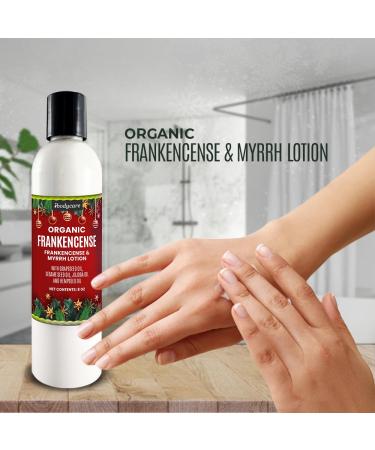 Organic Frankincense & Myrrh Lotion - Holiday Gifts Hand Cream Self Care & Spa - Buy Online on GoSupps.com