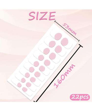 22Stickers Semi Cured Gel Nail Strips French Tip Stickers French Manicure Stickers Gel Nail Stickers Ice Transparent Nude Nail Patches Soft Self-adhesive Gel Nail Sticker Women's Long-lasting Nails - Buy Online on GoSupps.com