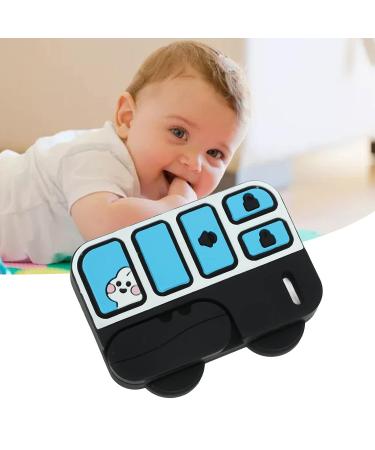 Sensory Soft Car Teething Toy | Bright Colors | Portable for Infants | Nursery and School - Buy Online on GoSupps.com