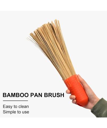WOBBLO Kitchen Cleaning Brushes Pot Scrubber Scraper Cleaning Wok Whisk Pan Scraper Pan Brushes for Pots and Pans Platecast Steel - Buy Online on GoSupps.com