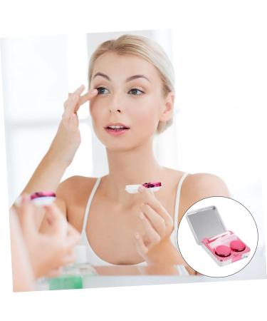 Healvian 12-Piece Quadratic Glasses Case Travel Set | Contact Lens Container & Facial Washing Straps | Giraffe ABS Colored Lens Holders - Buy Online on GoSupps.com