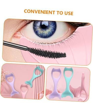 BIUDECO Makeup Gadgets Mascara Brush Silicone Molds for Candles Eyeliner Applicator Tool Eyeliner Aid Eyelash Comb Make up 15X5.7CM Pink - Buy Online on GoSupps.com