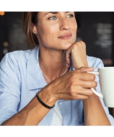 Magnetic Bracelet for Women - 3500 Gauss Strong Joint Support - Health Gift for Mother's Day (Black) - Buy Online on GoSupps.com