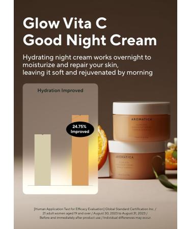 AROMATICA Glow Vita Trial Kit - Travel Size Vitamin C Serum Facial Scrub & Retinol Goodnight Cream - Perfect Gift Set for Radiant Glass Skin - Buy Online on GoSupps.com