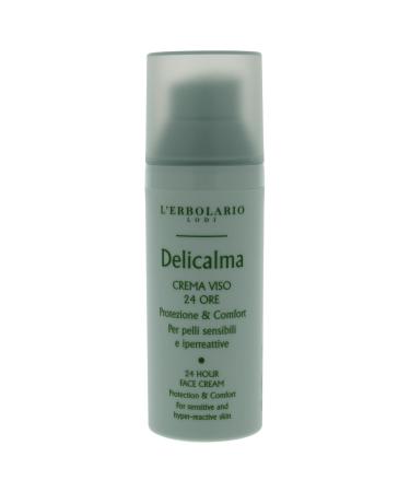 L'Erbolario Delicalma 24 Hours Face Cream - Soothing Sensitive Skin Reduces Redness & Irritation - Global Shipping - 1.6 Oz - Buy Online on GoSupps.com