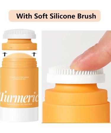 Mask Stick Turmeric Facial Mask Clay For Brightens Deep Cleans Face Masks Skincare Turmeric Skin Care Mask For Controlling Acne Oil And Refining Pores 1pc - Buy Online on GoSupps.com