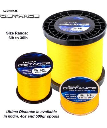 Ultima Distance Specialist Long Casting Line - 600m Spool Fire Orange 0.38mm 18.0lb/8.2kg | Premium Fishing Line for International Shipping - Buy Online on GoSupps.com