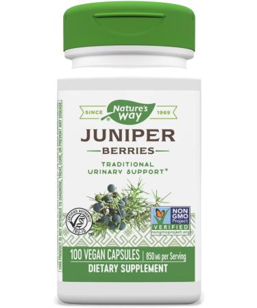 Nature's Way Juniper Berries 850 mg 100 Vegan Capsules