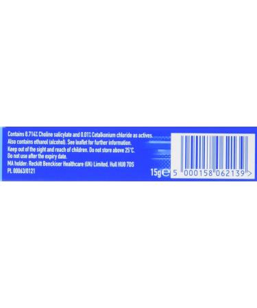 Bonjela Adult Sugar Free Mouth Ulcer Gel 15g - Fast Relief for Mouth Ulcers - Buy Online on GoSupps.com
