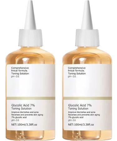 Glycolic Acid 7% Toning Resurfacing Solution 100ml - Set of 2 - Buy Online on GoSupps.com