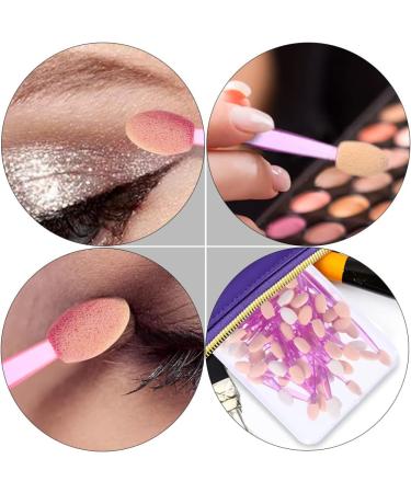 Beaupretty 50pcs Double Ended Eyeshadow Brush Makeup Wand Beauty Kit Pink Woman Disposable Accessories Plastic - Buy Online on GoSupps.com