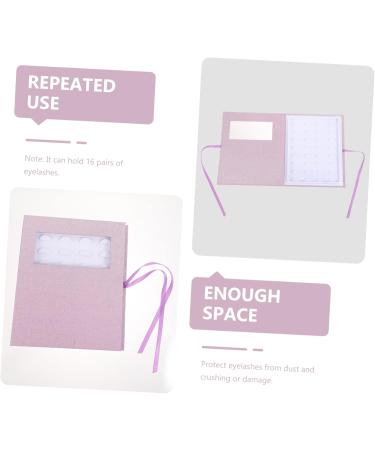 Didiseaon 1pc Eyelash Box Empty Lash Book False Eyelash Holder & Organizer Eyelash Container Cross Nail Charm Mp Oganize Para Guardar Lash Book Empty Eyelash Book Artificial Pink Paper Tool 22x18cm Pink - Buy Online on GoSupps.com