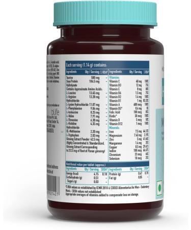 YANG Multivitamin for Men and Women 90 Multivitamin Tablets with Zinc Vitamin C Vitamin D3 Multiminerals and Ginseng Extract Enhances Energy Stamina & Immunity - Buy Online on GoSupps.com