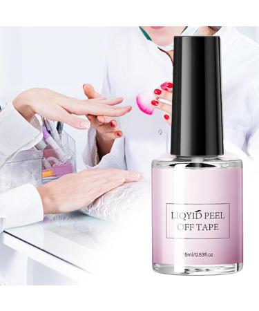Peelable Base Coat - Peelable Base Coat for Gel | Easy Removal Strong Adhesion Quick Drying 15ml Glue for Nail Art Daily Use Salon Home Carnival Personal Wedding - Buy Online on GoSupps.com