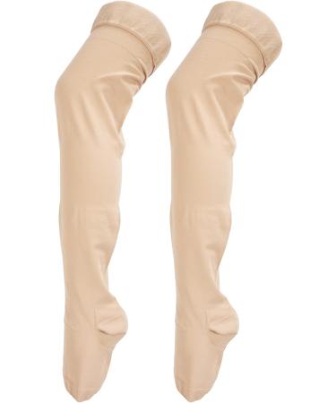Thigh-High Compression Stockings - Comfortable Breathable 23-32 mmHg for Varicose Veins - Toe-Free Design - Buy Online on GoSupps.com