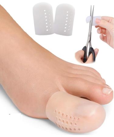 10 Pcs Big Toe Cap Breathable Toe Protector Toe Cover Sleeves with Holes Provides Relief from Missing or Ingrown Toenails Cracked Big Toe Corns Blisters Hammer Toes Toe Rubber Reduce Friction - Buy Online on GoSupps.com