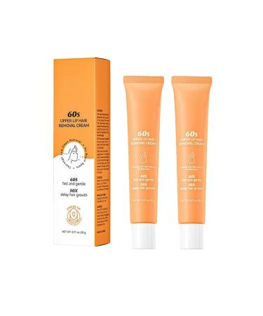 Lot de 2 cr mes d' pilation pour le visage sans douleur pour l vres sup rieures efficaces et efficaces