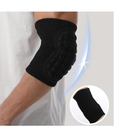 Elbow Compression Sleeve Tennis Elbow StrapNonSlip Elbow Pads Padded Forearm Brace Reusable Exercise Supplies for Gym Training Baseball Pitching - Buy Online on GoSupps.com