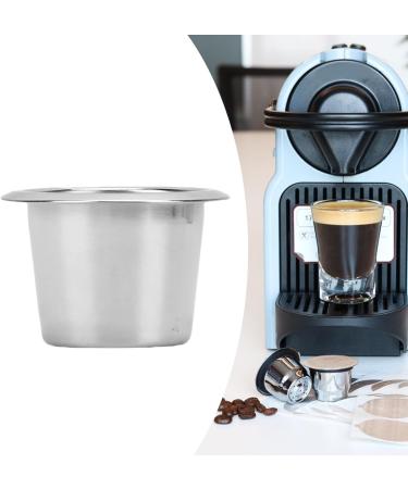 Dosette de caf R utilisable en Acier Inoxydable avec 100 Couvercles en Aluminium Infusion Pr cise pour Cafeti res Capsule de caf R utilisable en Acier Inoxydable pour les Amateurs de de - Buy Online on GoSupps.com