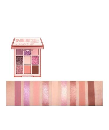 Nine-Color Eyeshadow Palette Set Matte Glitter Eyeshadow Palette Eye Makeup Stage Makeup Eyeshadow (Color : 01 Size : A) A 01