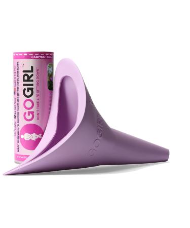 GoGirl Female Urination Device (FUD) - #1 FUD Made in The USA. Pee Standing Up! Portable Female Urinal for Women, Soft, Flexible, Reusable, Pee Funnel Medical-Grade Silicone (Pink)