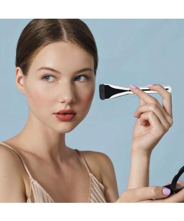 Flat Foundation Brush for Liquid Makeup - Liquid Blush Brush - | Ultra Thin Flat Head Foundation Brush - Soft Dense Flat Makeup Brush Beauty Brushes for Face Makeup Cosmetic Application Aluminum tube rubber handle - Buy Online on GoSupps.com