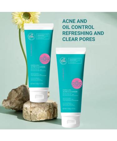 V-Line Beauty 2% BHA Salicylic Acid Dispelling Foaming Cleanser with 0.12% Azelaic Acid for Oily Skin Gentle Exfoliation Minimize Pores and Manage Blemishes + Excess Oil and Help Fades Dark Spots - Buy Online on GoSupps.com
