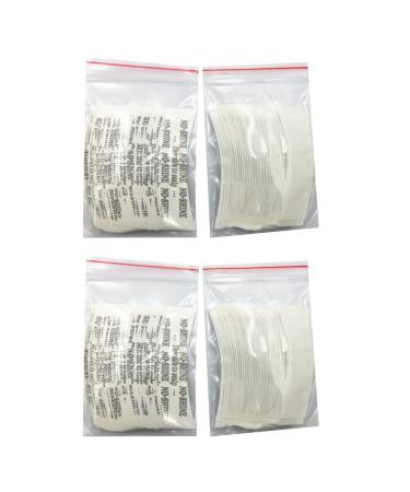 Bstepompre 144Pc No-Shine Wig Tape Double Adhesive Hair Extension Tape Strips Waterproof for Toupee/Lace Front Wigs Film Bonding