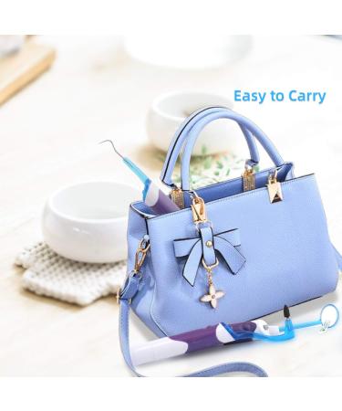 Tooth Stain Remover Tool - LED Oral Care Cleaning Kit for Family & Dentist Hygiene | Portable Dental Scraper & Mouth Mirror Set - Buy Online on GoSupps.com