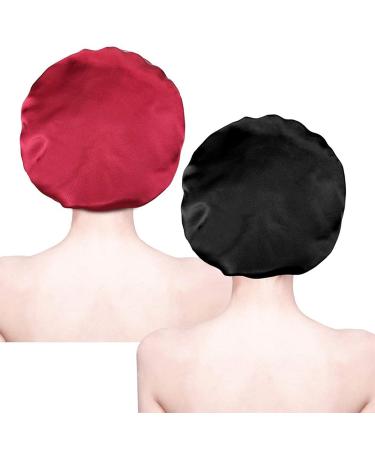 Luxury Silk Hood Sleeping Cap - Adjustable Double-Sided Satin Bonnet for Hair Protection | Breathable Night Hat in Yellow Gold - Buy Online on GoSupps.com