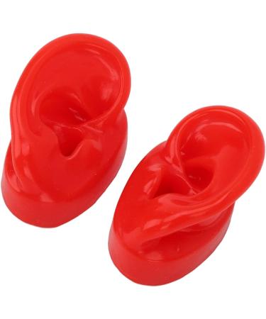 Simulated Human Ear Model Pair for Acupuncture Display - Soft & Water Resistant (Red) - Buy Online on GoSupps.com