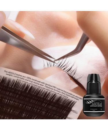 ADCILS Eyelash Extension Glue 5g - Quick Drying Black Adhesive 7 Weeks Retention Made in Korea - Ideal for Professional Technicians - Buy Online on GoSupps.com