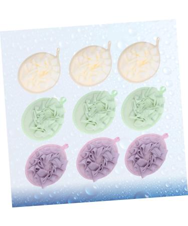 Didiseaon 9pcs Loofah Sponge Set | Soft Bath & Shower Scrubber Balls for Body Wash | Premium Mesh Pouf Accessories - Buy Online on GoSupps.com
