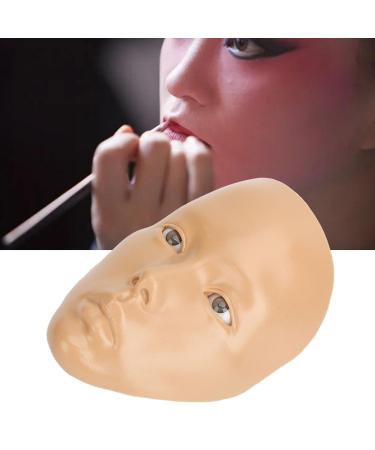 Full Face Makeup Practice Tool | Reusable Silicone Practice Board for Cosmetics (Wheat Skin) - Perfect for Artists & Beginners - Buy Online on GoSupps.com