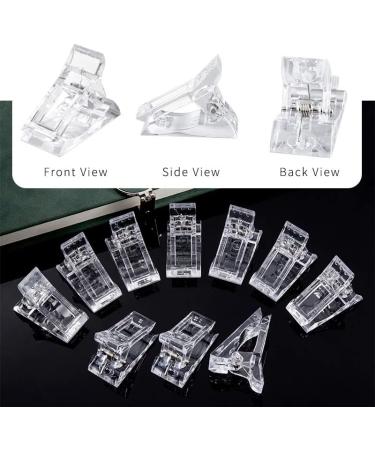 Poly Gel Nail Tips Clip - Set of 10 Extension Clamps for Quick Building and Easy Application - Buy Online on GoSupps.com