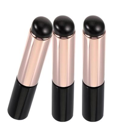 JYTDBCS Q Soft Mini Mini with cover small silicone round lip brush Portable lipstick smudging short handle multi-functional concealer makeup brush small silicone lip brush
