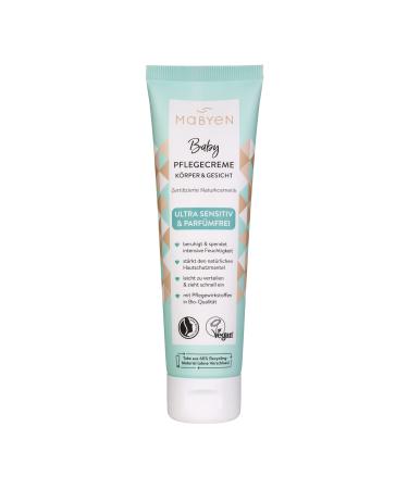 Mabyen baby children care cream 100 ml |Body and face certified natural cosmetics vegan perfume free baby cream moisturizing - Buy Online on GoSupps.com
