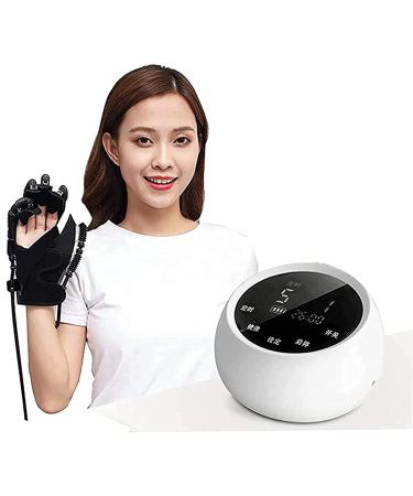 ZZBB Electric Rehabilitation Robot Gloves Finger Training Device for Training Finger Flexion Correction Stroke Hemiplegia Training for Patients with Hand Dysfunction right Medium