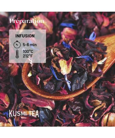 Kusmi Tea - AquaExotica & AquaRosa - Lot de 2 bo tes - Infusions Bio sans Th ine Fruit es et Gourmandes - D guster Chaud ou en Th Glac - 2x20 Sachets de Th AquaRosa/AquaExotica - Buy Online on GoSupps.com