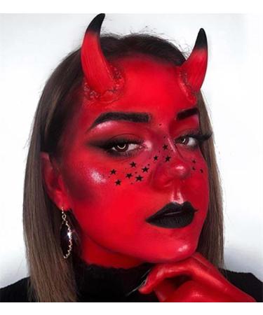 Go Ho Cream Red Face Paint Stick (1.06 Oz) - Ideal for Halloween Cosplay, Joker Clown SFX Makeup - Waterproof Formula for Adults & Children - Buy Online on GoSupps.com