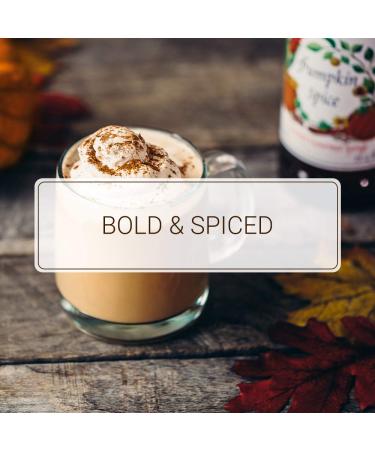 Monin Pumpkin Spice Syrup - 750ml Bottle | Non-GMO & Gluten-Free | Perfect for Lattes, Mochas, Teas, and Cocktails - Buy Online on GoSupps.com