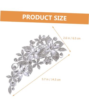 HAPINARY Side Comb Wedding Headband White Pearl Headband White Headbands Wedding Hair Comb Bridesmaid Hair Accessories Tiara Bride Accessories Hair up Rhinestone Banquet Prom - Buy Online on GoSupps.com