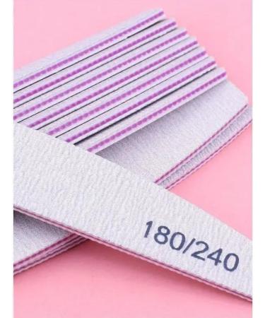 Professional Nail Files Double Sided Emery Board for Nails 180/240 Grit Coarse Washable Nail Files for Acrylic Nails & Natural Nails 5 Pack Fine Grit Nail File - Buy Online on GoSupps.com