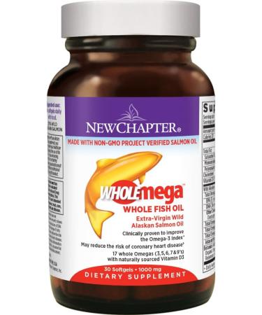 New Chapter Wholemega 1000 Mg 30 Ct - Buy Online on GoSupps.com