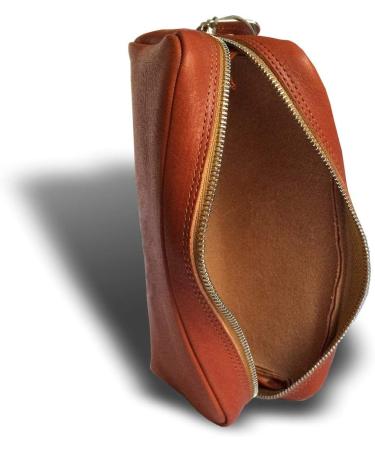SONNENLEDER Cosmetic Bag FASCHINA | High-Quality Genuine Leather | Natural Color | International Shipping - Buy Online on GoSupps.com