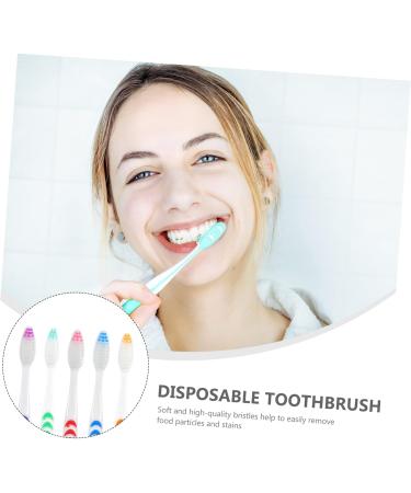 Mobestech 60 STK Disposable Travel Toothbrushes - Soft Vegan & Perfect for Kids | Ideal Hotel & Travel Companion - Buy Online on GoSupps.com