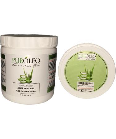 PUROLEO Aloe vera gel 8 Fl Oz/236 ML (Made in Canada) aloe vera gel for face aloe vera gel for hair aloe vera gel for skin Made from aloe vera gel Explore the Goodness - 100% Pure Aloe Vera Gel - Your Go-To for Natural Beauty and Wellness! 236 ml (Pack of - Buy Online on GoSupps.com