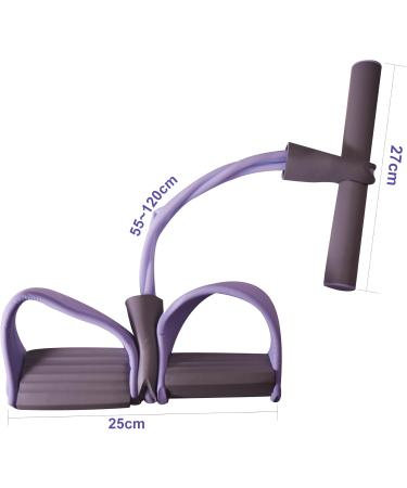 Home Elastic Sit Up Pull Rope Tension Resistance Band Foot Pedal Abdomen Trimmer Equipment Bodybuilding Gym Natural Latex Tension Rope Fitness for Abdomen Waist Arm Leg Slimming Training - Buy Online on GoSupps.com