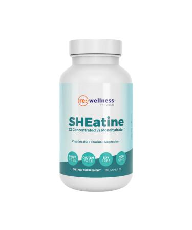 Reignite Wellness by JJ Virgin | SHEatine | Creatine HCL, Taurine & Magnesium Glycinate | 180 Capsules